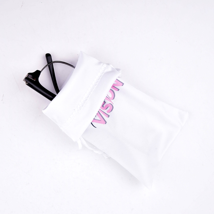 Sublimating Microfiber Sunglass Pouch With Drawstring