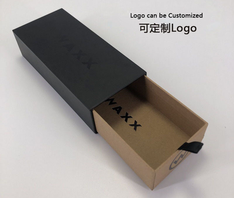 Custom Logo Black Cardboard Luxury Sunglass Packaging Glasses Case