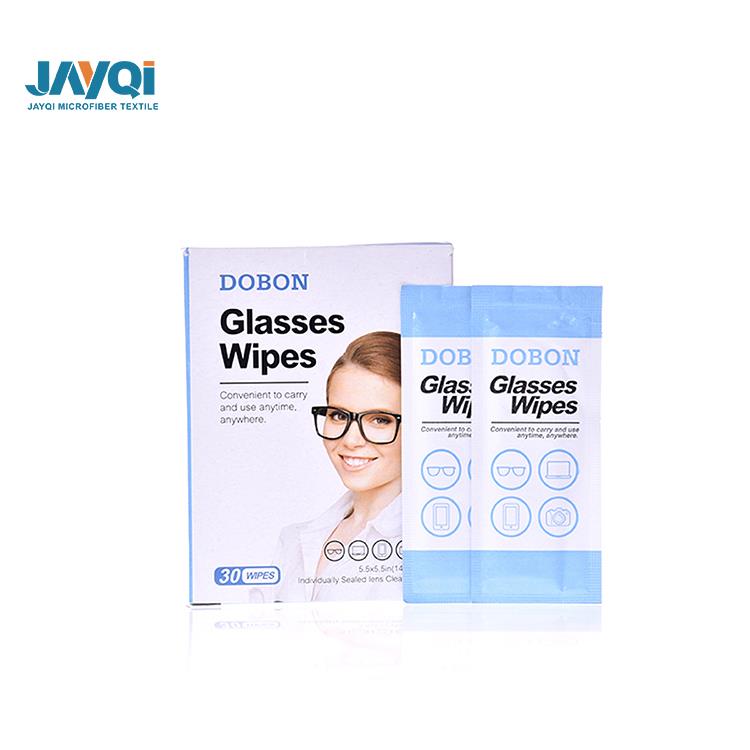 Custom Personalized Printed Reading Glasses Screen Cleaning Pre-moistened Lens Wipes