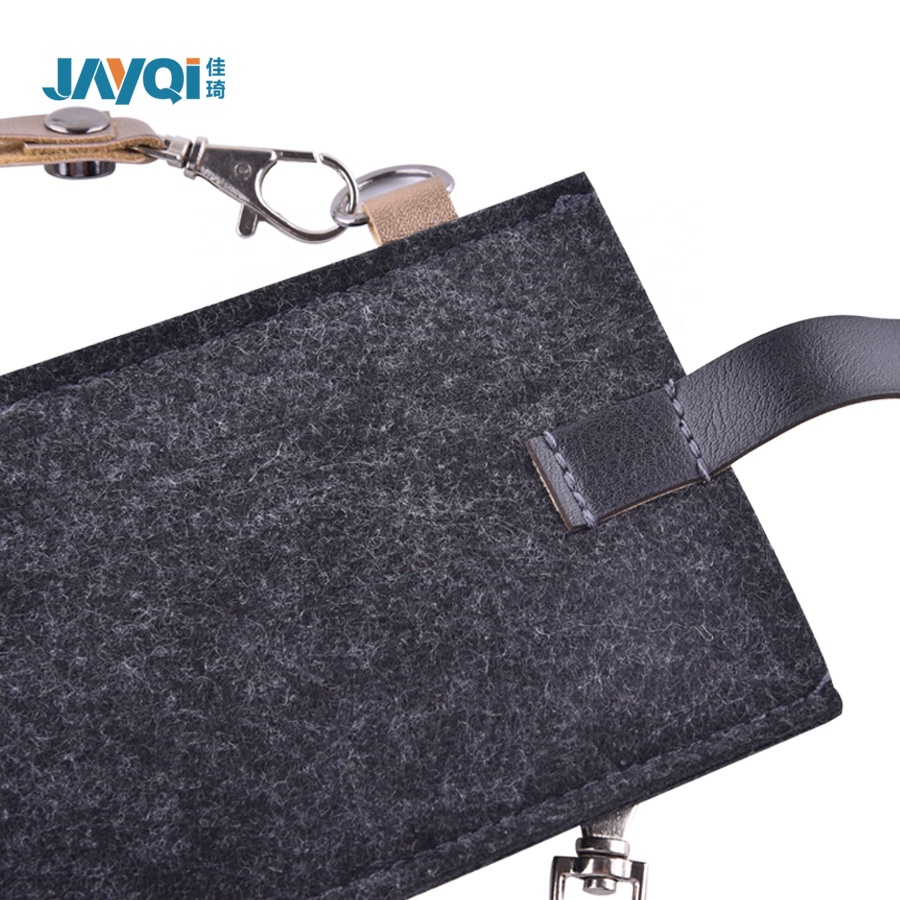 Custom Logo Soft Handmade Felt Glasses Bag