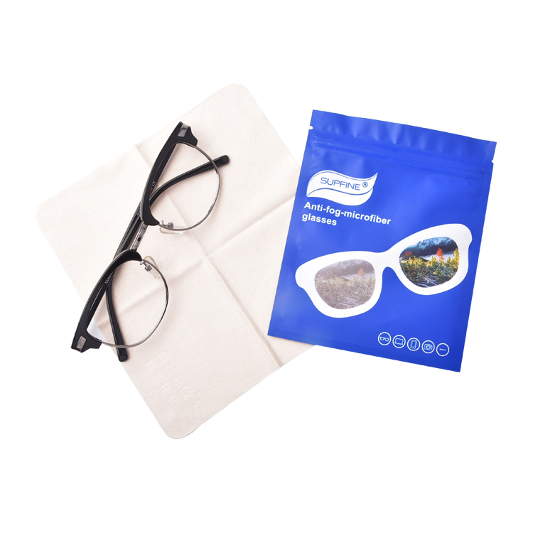 Microfiber Suede Glasses Anti Fog Cleaning Cloth