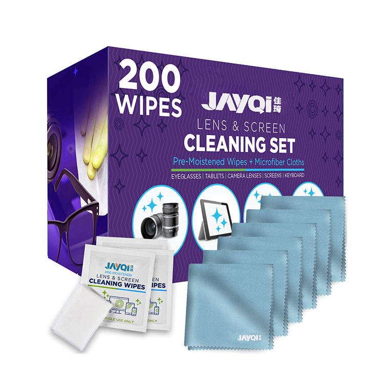 Private Label Screen Lens Pre-moistened Lens Wipes