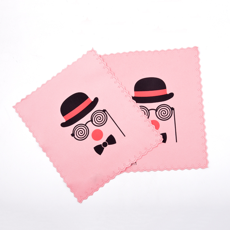 Custom Print Microfiber Anti-scratch Camera Lens Cloth Glasses Cleaning Cloth for Sunglasses
