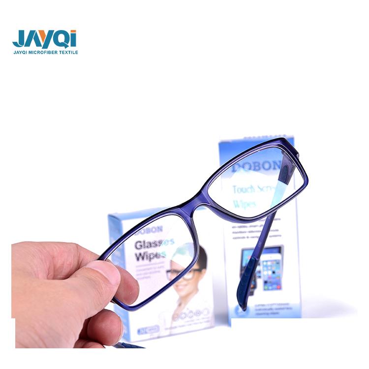 Custom Personalized Printed Reading Glasses Screen Cleaning Pre-moistened Lens Wipes