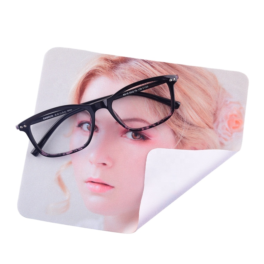 Custom Microfiber Cleaning Eyeglasses Lens Cloth -