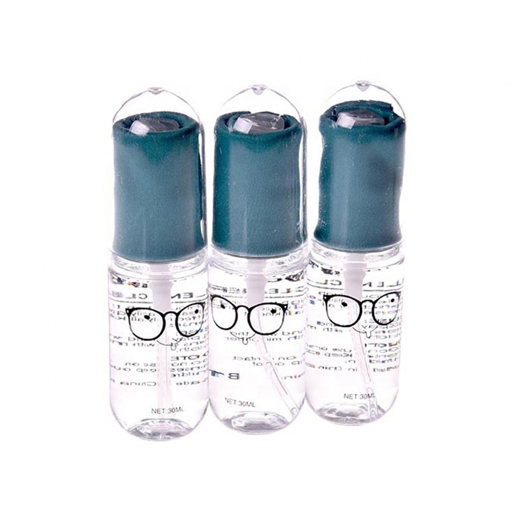 Professional 30 Ml Eyeglasses Cleaning Spray Kit Customize