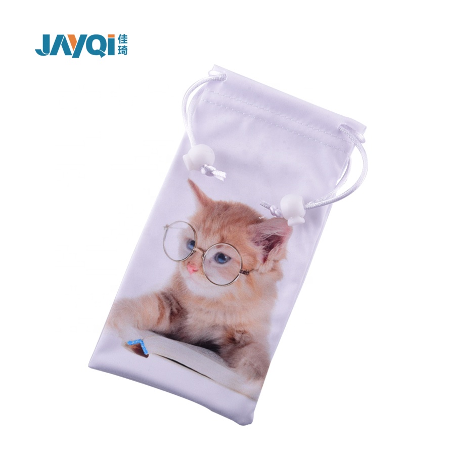 Decorative Customized spring buckle Glasses Bag