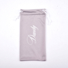 Custom Printed Polyester Black Sunglass Pouch Microfiber bag